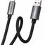 9A USB to Type-C Fast Charging Cable, 1M, high-speed charging & data transfer, premium copper core, durable nylon braide