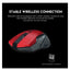 FANTECH Red WG10 Mouse Wireless (2.4GHZ) Gaming Mouse With USB Receiver | Optical Sensor 2,000 DPI - PC/LAPTOP/MAC