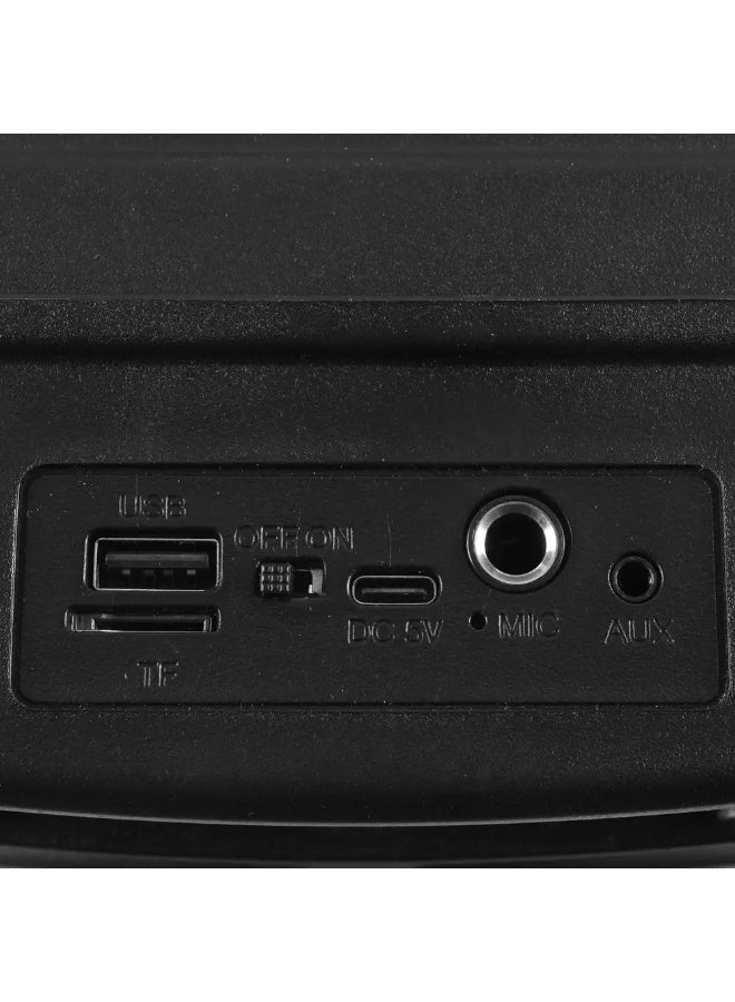 GT-885 Portable Bluetooth Speaker with Wired Microphone, 8-Inch Wireless Party Speaker, 8W Powerful Bass, 1200mAh Rechar