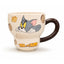 Large Capacity Ceramic Coffee Mug with Cartoon Character Design, Cute Ceramic Tea Cup for Hot & Cold Drinks, Milk Mug, L
