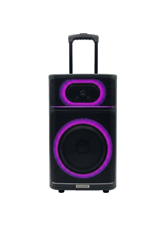 AH-12100 Portable 12 Inch Rechargeable Party Speaker with Disco LED Lights and Remote Control High Power Audio Speaker S