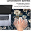 Dark Flower Mouse Pad Extended Gaming Mouse Pad with Stitched Edges 80×30cm XL Desk Mat for Gaming, Office, Keyboard, Mo
