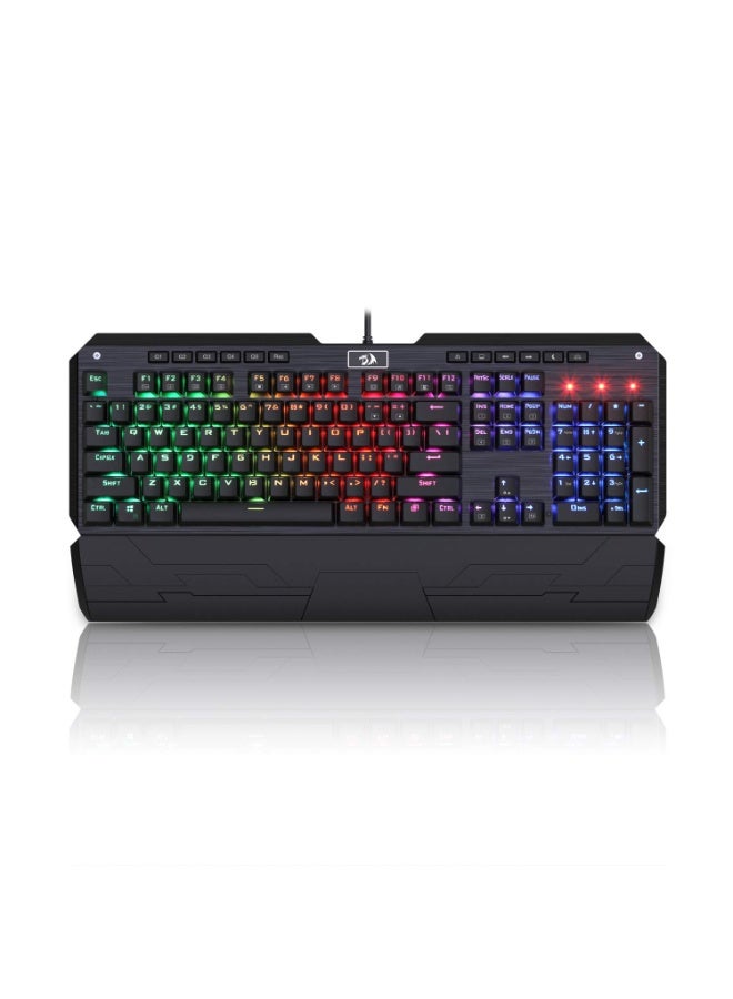 K555RGB-BA Gaming Keyboard & Mouse Combo – RGB Backlit Mechanical Keyboard with Macro & Multimedia Keys, Full Anti-Ghost