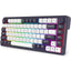 Gaming Keyboard K715 FINKE Custom QMK/VIA , 81 Keys Wireless Programmable Gasket Mechanical Keyboard w/Hot-Swap Socket, 