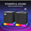 Rgb Computer Speaker 2.0 Stereo Sound System With Bluetooth 5.3 And Usb Connectivity Gaming Speakers For Pc Laptop Deskt