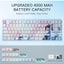 لوحة مفاتيح الألعاب اللاسلكية K728 PRO SE 80%، 87 مفتاحًا، مزودة بإضاءة RGB، ولوحة مفاتيح ميكانيكية بتصميم أنمي بثلاثة أ