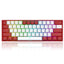 كيبورد جيمنج REDRAGON K617 FIZZ ميكانيكال 60% مفاتيح حمراء RGB