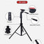 Multi Functional Adjustable Aluminum Tripod Stand KP-2206 with 360° Pan Tilt, Quick Release Plate, Universal Compatibili