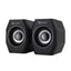 Kisonli Mini Laptop Speaker A-101S- Light USB Creative Mini Speaker for Tablet and Phone - Black