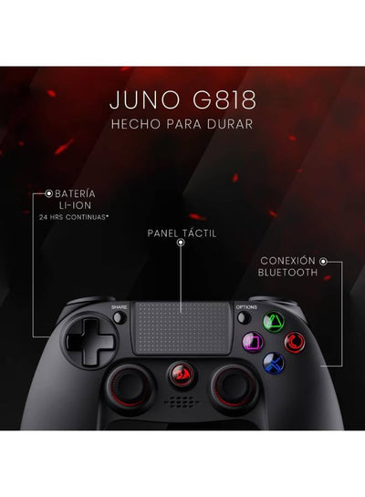 G818 JUNO Bluetooth Gamepad , Joystick with Dual Vibration, Harrow, for Windows PC, PS3, Playstation, Android, Xbox 360 