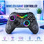 CM-619 Wireless Gaming Controller – Dual Analog Joysticks, RGB Lighting, Dual-Motor Vibration, 6-Axis Gyro Motion Sensin