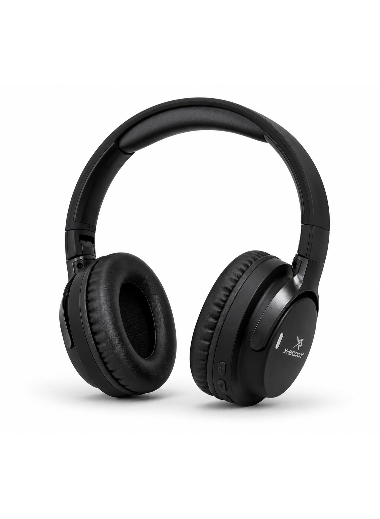 XS-659 Wireless Foldable Hi-Fi Bluetooth Headphones with HD Sound, Deep Bass, Noise Reduction Microphone, Soft Leather E