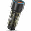 45W Super Fast Car Charger PD 25W + QC 20W Dual Port, Compact USB-C & USB-A Adapter – Model XC-311