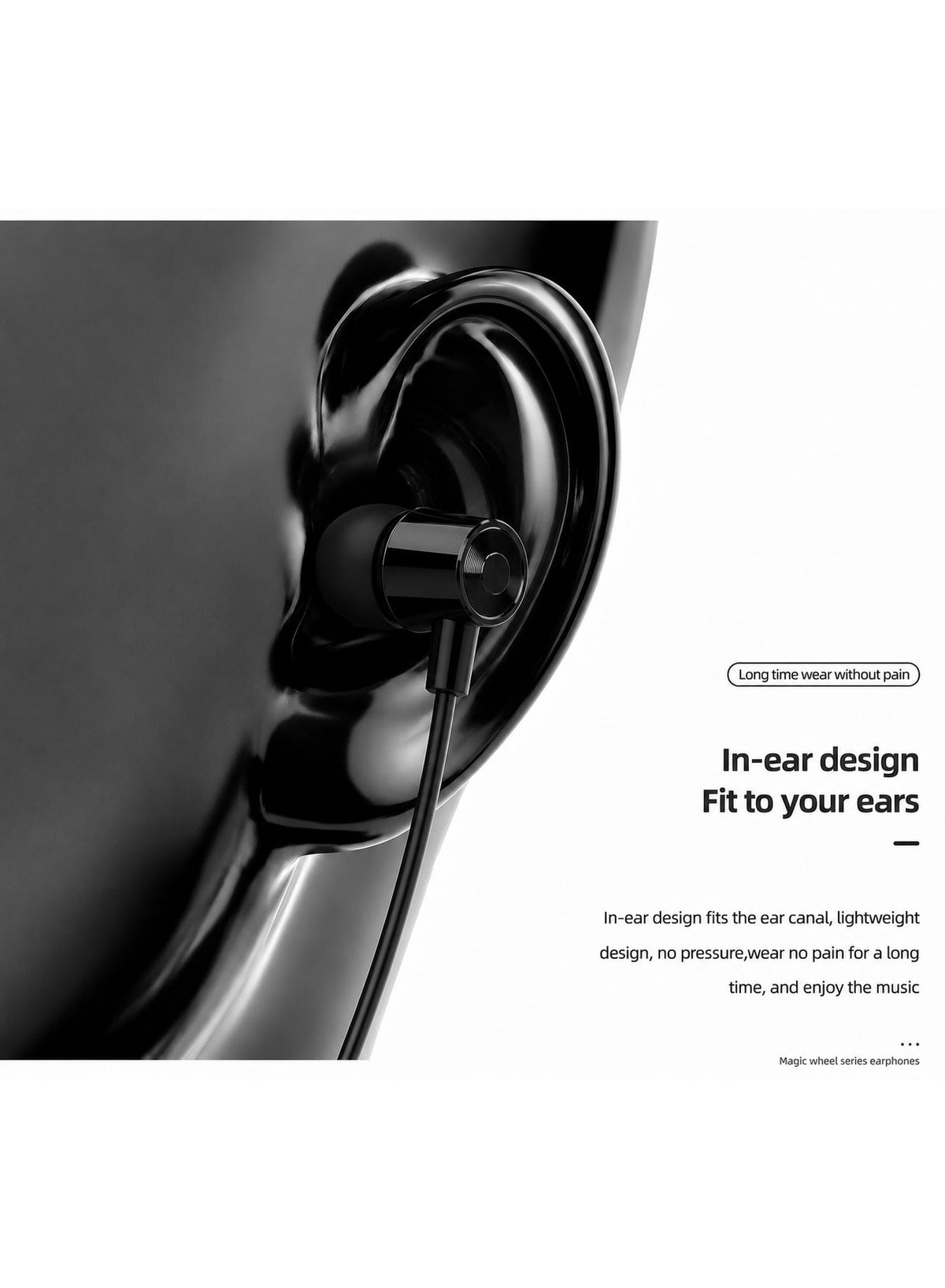 G4 Wired In-Ear Earphones – Clear Stereo Sound Quality, Built-in Microphone for Hands-Free Calls, 1.2m Flat Tangle-Resis