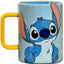 Stitch Ceramic Mug 450ml, Cute Cartoon Coffee Mug, Large Capacity Ceramic Tea Cup with Vibrant Character Design, Glossy 