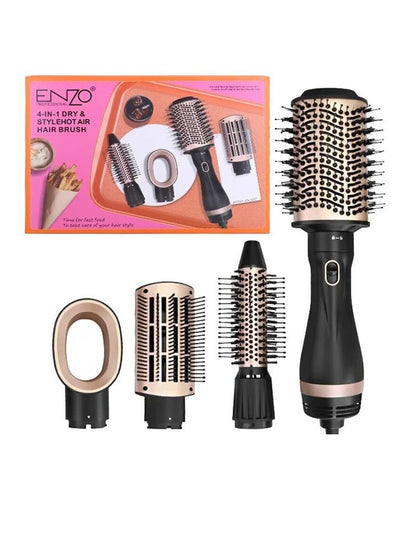 ENZO Professional 4 in 1 Hair Dryer & Volumizer Brush - EN-6207