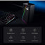 عرض أمامي لسبيكر ريدراجون GS520 مضاء بـ RGB