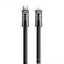 C28 Type-C to Lightning 30W Fast Charging Lanyard Cable, 0.3m Zinc Alloy Braided Design with 480Mbps Data Transfer, Dura
