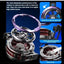 CX08 AI Magnetic Phone Cooler –  Semiconductor Mobile Cooling Fan with AI Smart Cooling, Purple RGB LED