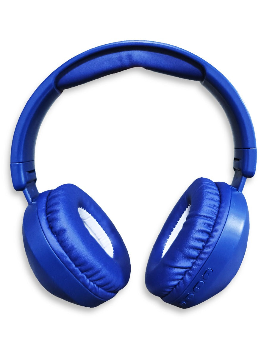 SODO Wireless Headphones with Active Canceling , External Built In Microphone Walk and Talk , it's Support SD Card useing Bluetooth 5.0 for connectivity and have a 40mm driver size with a frequency response of 20 Hz to 18kHz MODEL SD-1104 / blue