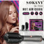 SK-1934 Professional 3 in 1 Hair Dryer Brush 1600W, Drying, Straightening & Curling with Nano Ceramic & Ionic Technology