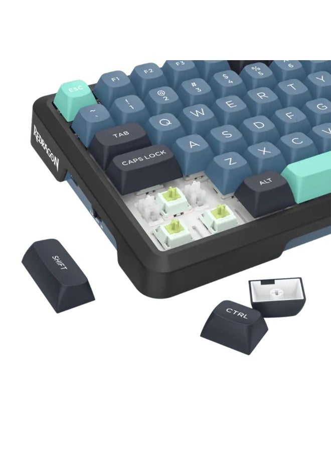 عرض جانبي لكيبورد الجيمنج Redragon K724GBG PRO