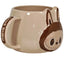 Labubu Ceramic Mug 350ml, Cute Cartoon Coffee Mug, Large Capacity Ceramic Tea Cup with Vibrant Character Design, Glossy 