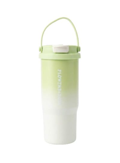 Portable Dual-Drink Mug 700ML – Double Wall Vacuum Insulated Cup, 304 Stainless Steel, Leakproof Lid with Straw & Tea Fi