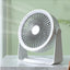 Portable Mini Fan USB Rechargeable Cute 4W Small Electric Fan For School ( green )