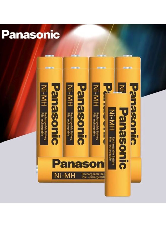 بطاريات Panasonic AAA قابلة لإعادة الشحن 2 قطعة أسود