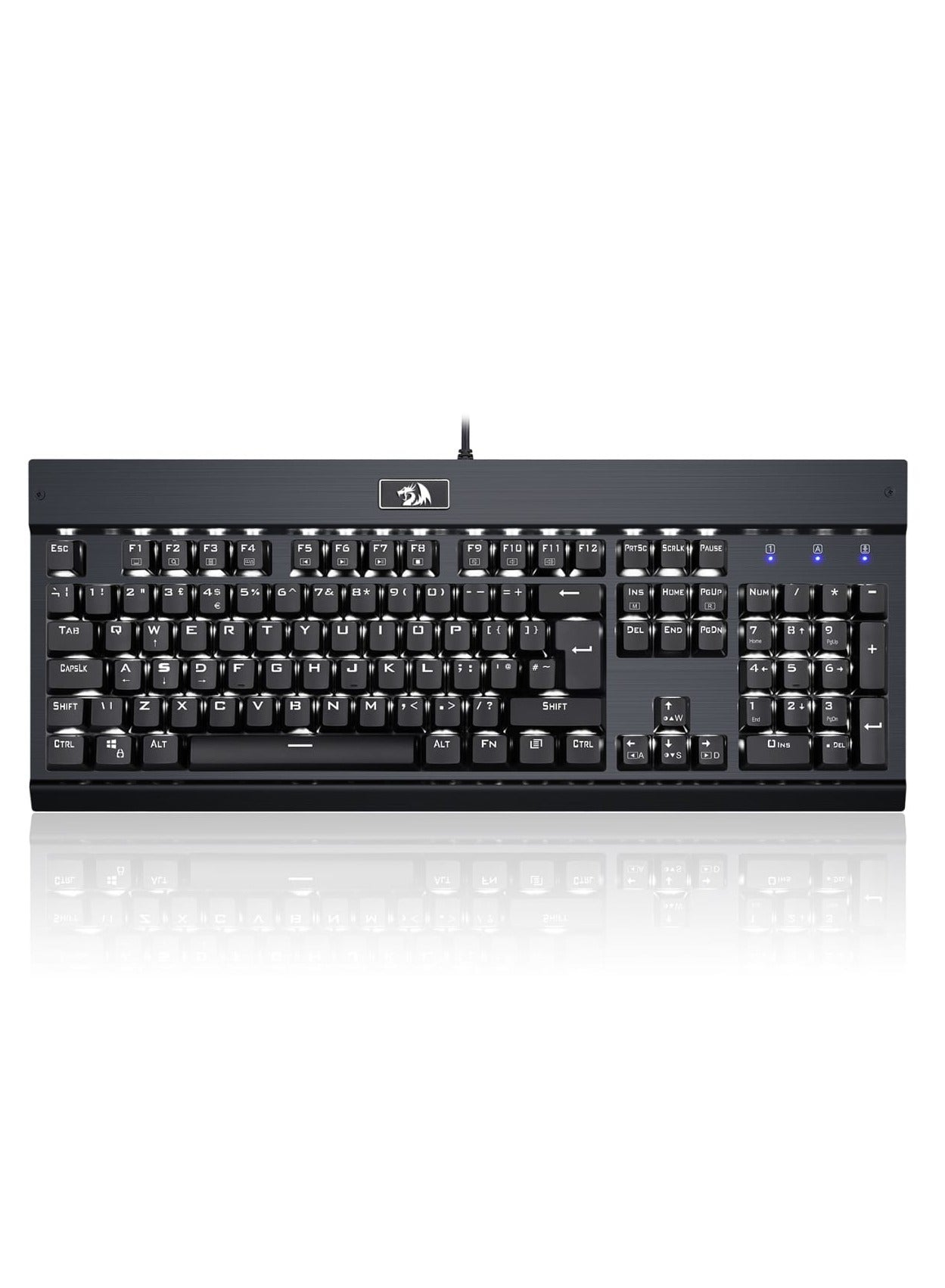 كيبورد جيمنج Redragon KG010-KN-UK ميكانيكال بمفاتيح بنية أسود