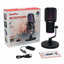 Desktop Podcast Microphone 2.4G with ANC – USB Condenser RGB Gaming Microphone for Streaming, Recording & PC Use