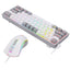 REDRAGON Wired Combination RD-S131 60% Wired Mechanical Keyboard with Wired Gaming Mouse, (White-Grey) / (RGB)