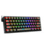 REDRAGON K617CTB-RGB 60% Wired RGB Gaming Keyboard, 61 Keys Compact Full-Transparent Mechanical Keyboard