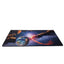 Gaming Mouse Pad, red moon, Extended Large Desk Mat, Big Computer Keyboard Desk Pad, Stitched Edges Mousepad, (70CM  x 3