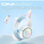 GT838 Cat-Ear Wireless Gaming Headset – 2.4GHz USB Receiver, Bluetooth & Wired Connectivity, 50mm Drivers, Low-Latency A