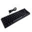 Wired Keyboard (RGB) with cable , type-c port , mechanical switch key , storage 32KB , 3 mood switch ( blue - black - red )