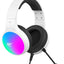 havit Gaming Headphone (RGB) , Model H2043U White , 50MM Dynamic unit, Surround Sound Wired (3.5mm audio +1.7 USB) , Headphone With Noise Cancelling Microphone & In-Line Volume Control for pc and lap top , home , office and perssonal use