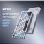 MT501 81-Key RGB Gaming Keyboard – 3-Mode USB-C, 2.4GHz & Bluetooth, 75% Compact Layout, English- Key Layout, Silent Mem