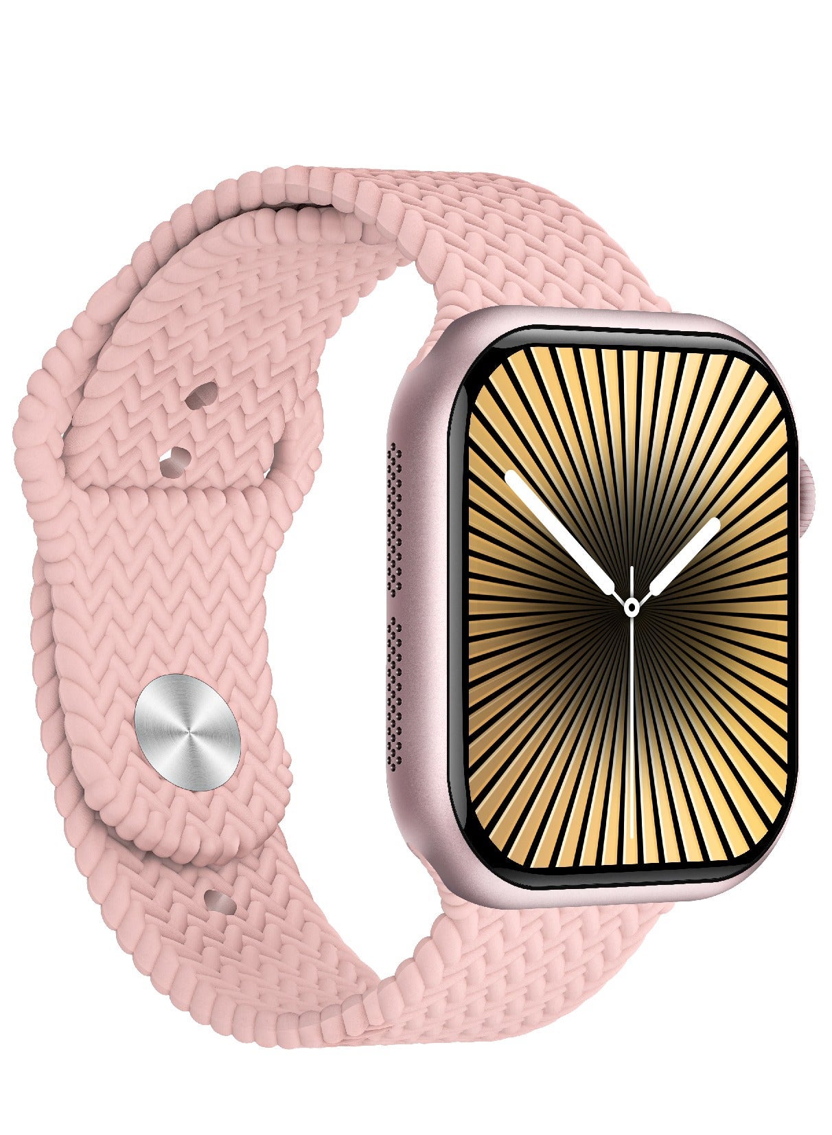 SW-14 Smart Watch with 1.83" HD Display, 3 Interchangeable Pink Watch Bands, Bluetooth Calling, Heart Rate & Sleep Monit