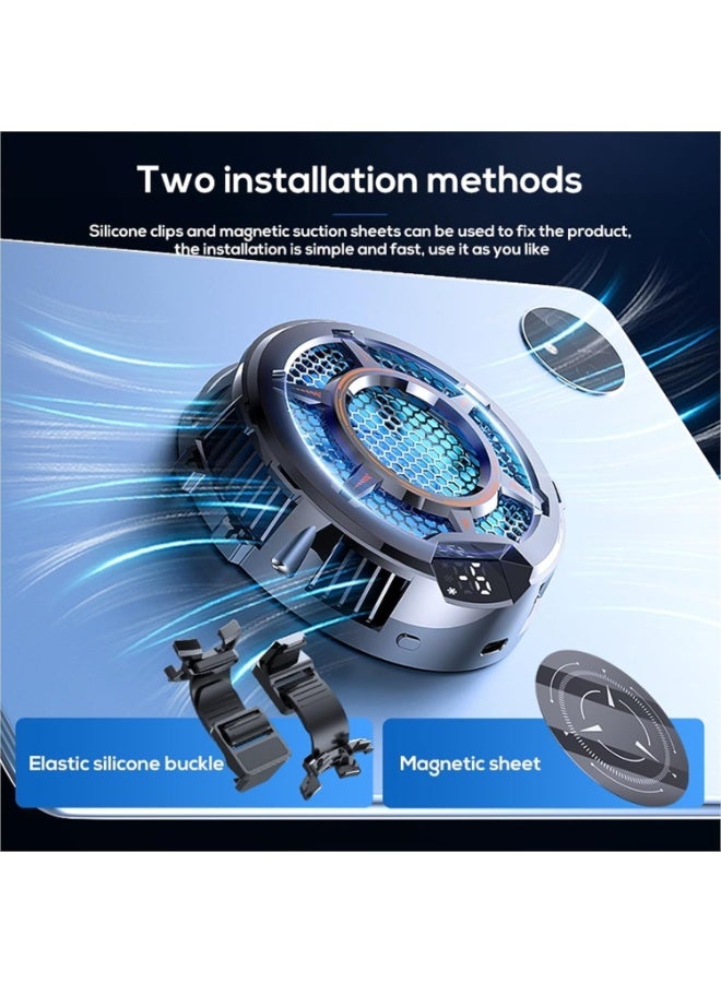 CX05 30W Magnetic Tablet Cooler for iPad & Tablets, High Performance Semiconductor Cooling Fan with 3 Cooling Modes, Rea