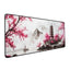 Japanese Cherry Blossom Desk Mat Anime Gaming Mouse Pad 70 x 30 cm Large Desk Pad for Desk Computer Pc Laptop Office Dec