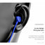 D1  Wired Stereo Earphones – 3.5mm Audio Jack, HD Stereo Sound with Enhanced Bass, Built-in Microphone for Clear Hands-F