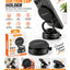XS-812 Magnetic Suction Cup Phone Holder with Strong Magnetic Mount, 360° Rotation, Foldable Compact Design & Vacuum Suc