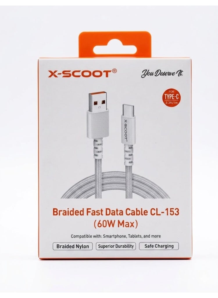 كابل شحن سريع X-SCOOT الكابل