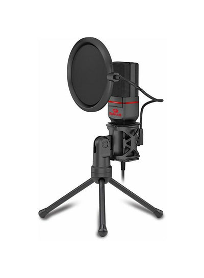GM100 Professional Studio Condenser Microhone Computer PC MC Kit with 3.5mm XLR/Pop Filter/Tripod Stand/Shock Mount for 