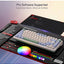 كيبورد جيمنج Redragon K673CPG-RGB-PRO ميكانيكال 75% متعدد الألوان