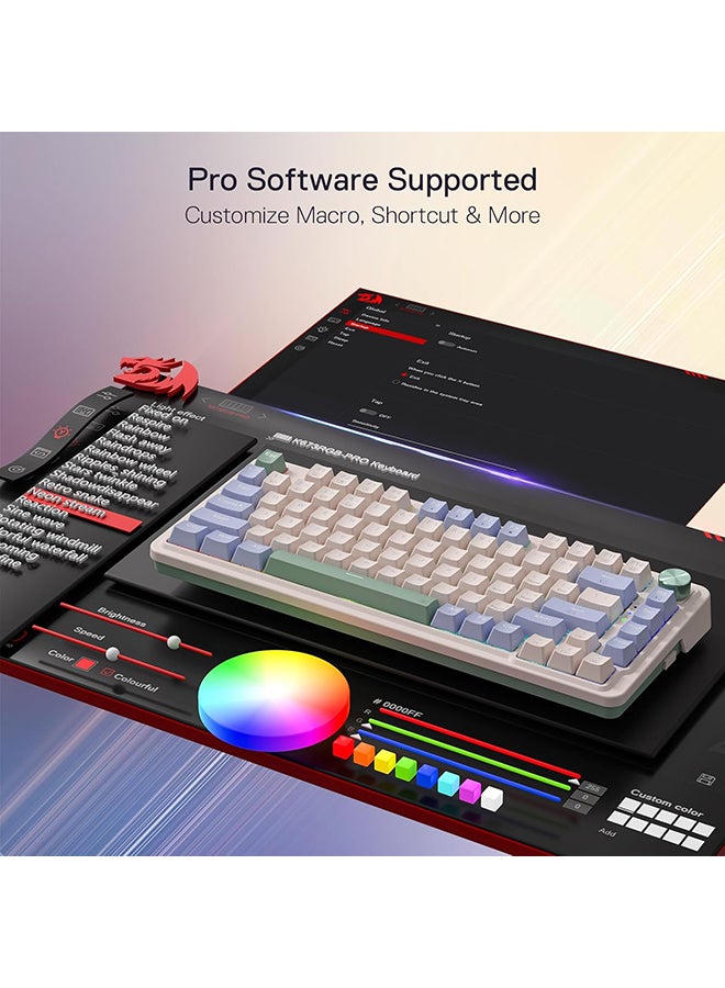 كيبورد Redragon K673 على سطح مكتب الجيمنج