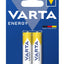 VARTA Energy Alkaline AA 1.5v, MIGNON lR6 , (2-pack) Made in Germany