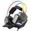 X20 Wired Professional Gaming Headset with Noise Cancelling Microphone , RGB Lighting, 50mm Precision Drivers, 3.5mm con